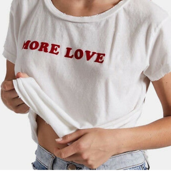 NWT Current/Elliot “More Love” Tee - Picture 3 of 5